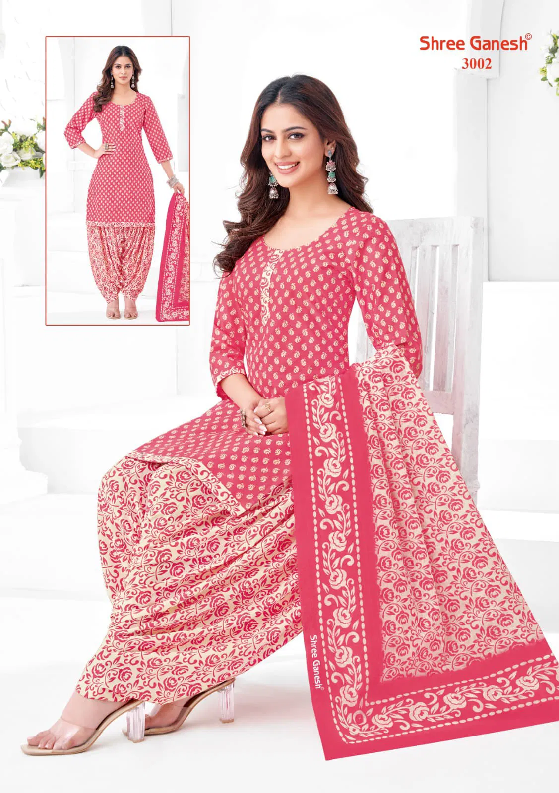 Hansika Special Vol 1 By Shree Ganesh Cotton Dress Material Exporters In India